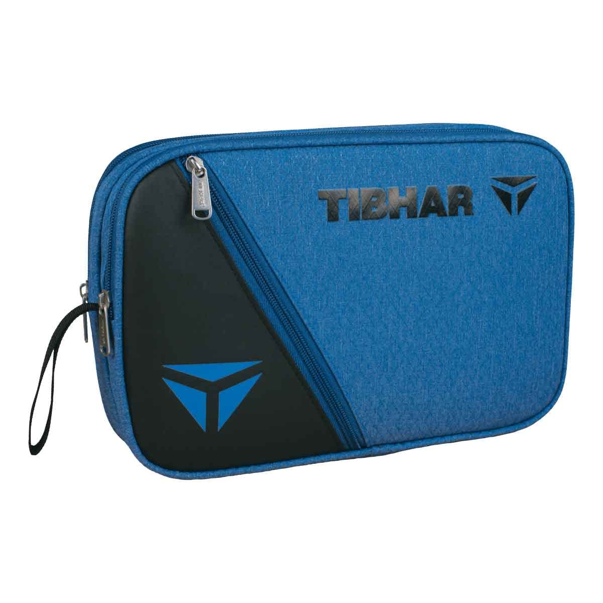 Tibhar - Funda Doble Manila Para 2 Raquetas De Ping Pong, Con Cremallera Y Compartimento Para Accesorios