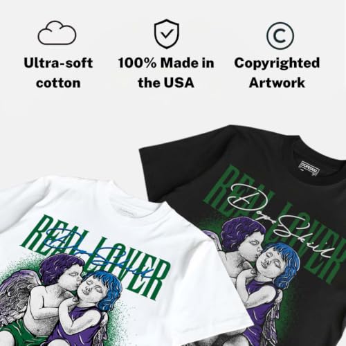 Image of DopeSkill Graphic Tee Streetwear Hip Hop Hypebeast Street Style Unisex T-Shirt Sneaker Colour Matching Shirts Real Lover
