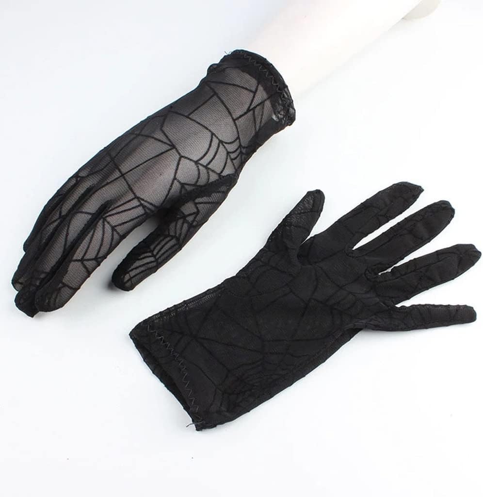 Summer Female Finger Sunscreen Short Lace Gloves Women Driving