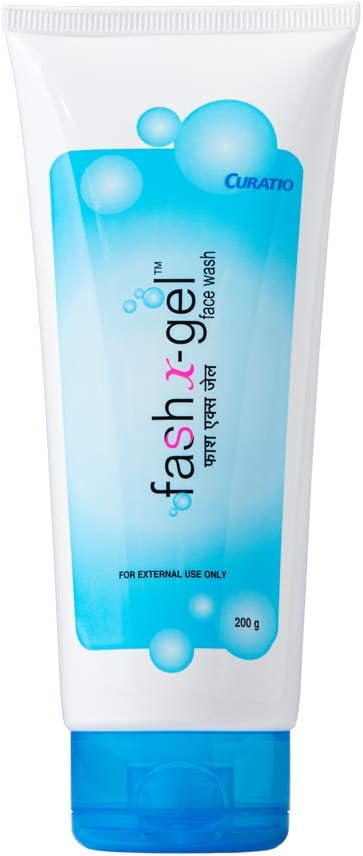 Fash X Gel Purifying Face Wash/Prevents Pimples/Deep Clean For Sensitive Skin, 200g