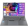 Windows11 Intel Laptop 15.6 pulgadas pantalla HD (Celeron N5095) 16 GB de RAM 512 GB de almacenamiento SSD, con Office 2024 gratuito | Desbloqueo de huellas dactilares | Cámara de privacidad |