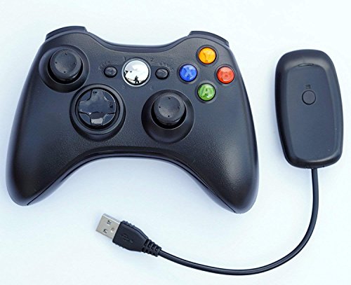 FiveStar USB Wireless Game Pad Controller for Use with Microsoft Xbox 360 (Black) FiveStar USB Wireless Game Pad Controller for Use with Microsoft Xbox 360 (Black)