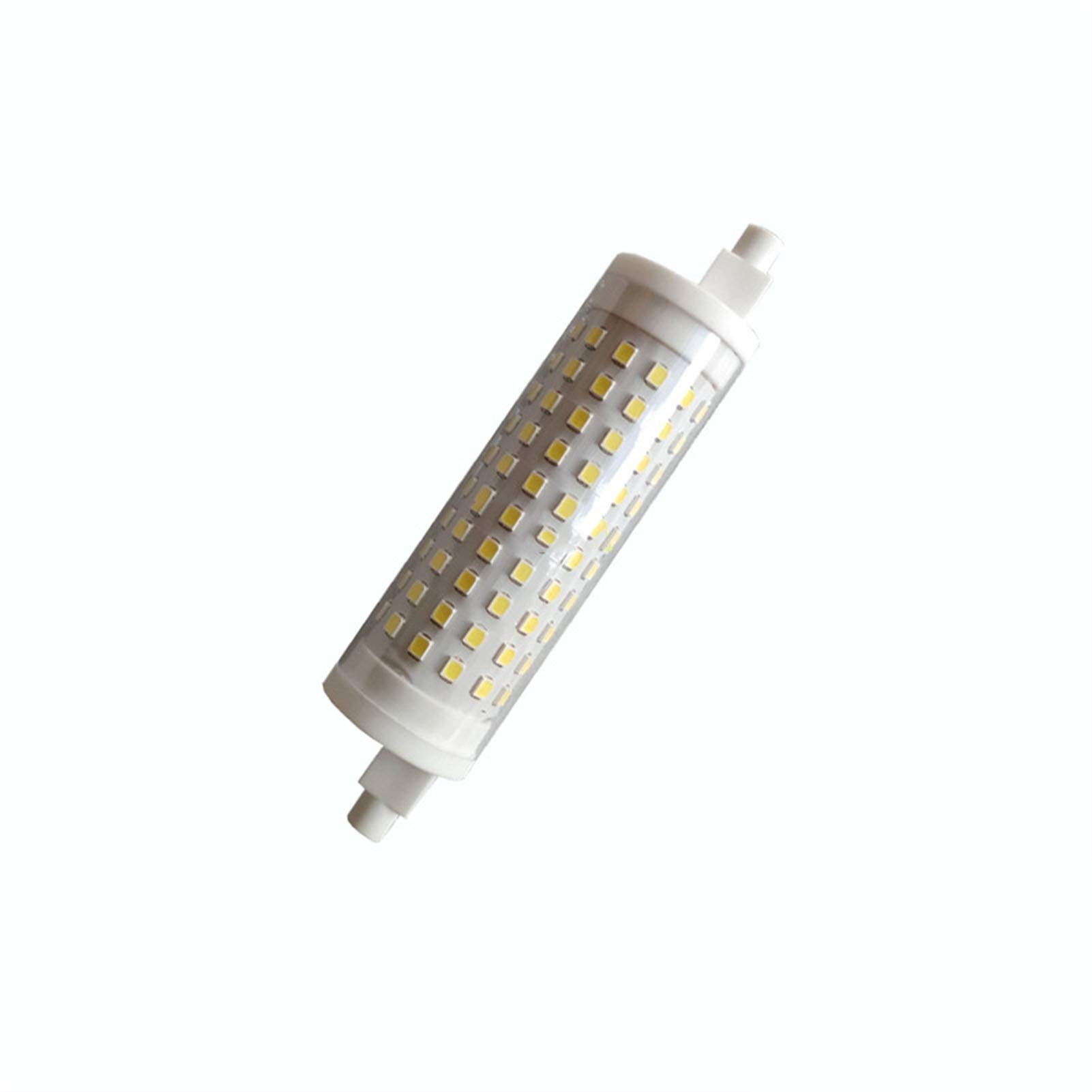 Ampoule LED en forme de maïs 2pcs 15W Tunable Céramique R7S Lampe Horizontale 230V R7S 118mm 120 2835(Warm White)