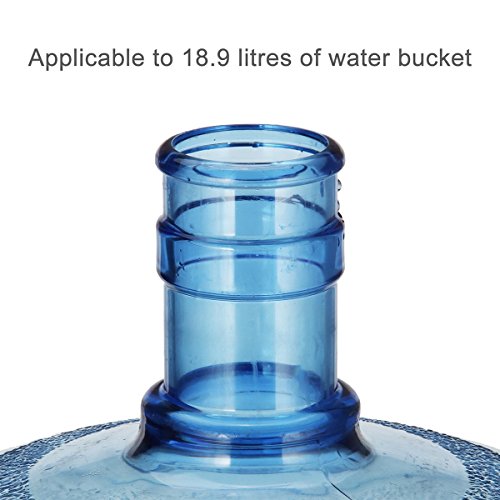 Winbob 5Pcs 55Mm 3 And 5 Gallon Non-Spill Caps,Replacement Water Bottle Snap On Cap Anti Splash Peel 5 Piece #TOP5