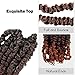 WUDAS Short Passion Twist Hair 8 Inch Pre-twisted Passion Twists Crochet Hair Ombre Ginger Red Pre-looped Synthetic Crochet Braids (8 Packs,T350)