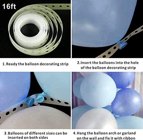 Image of Party Propz Birthday Balloons For Decoration - 115 Pcs Pastel Balloons For Birthday Decoration | Happy Birthday Balloons | Pastel Colour Balloon's For Birthday Decoration