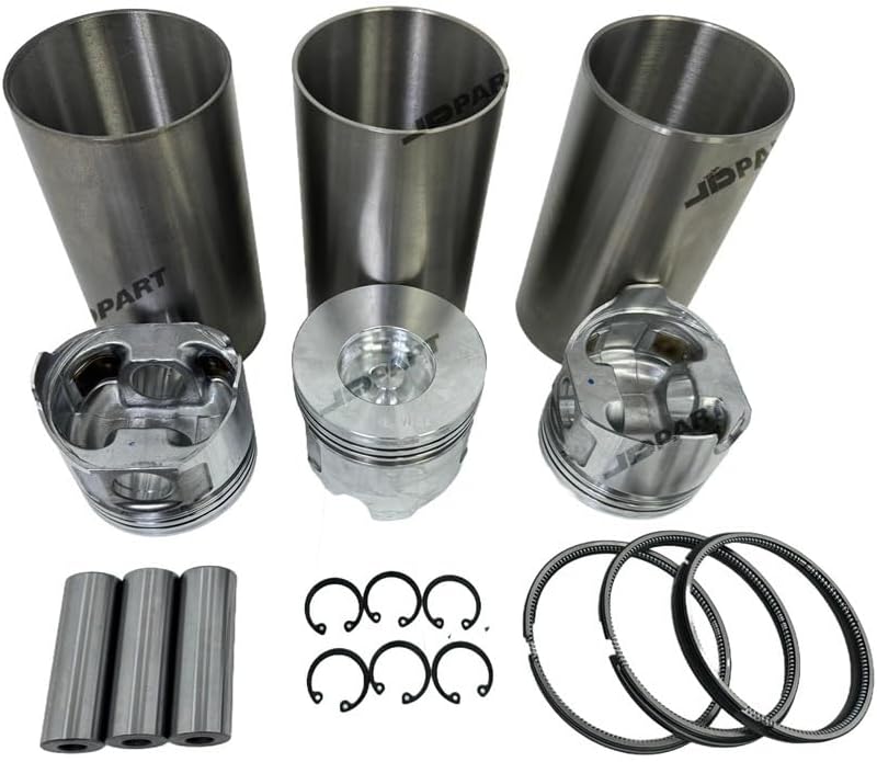 For Yanmar PC27MR-2 EG650 Excavator 3TNV82 3TNV82A Diesel Engine Parts Engine Rebuilding Kit With Cylinder Liner Piston Ring