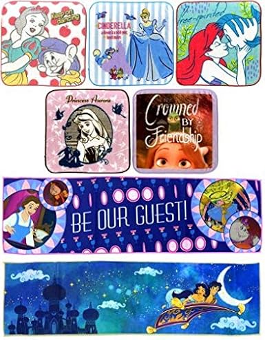 Amazon 一番くじ ディズニープリンセス Beautiful Stories F賞 タオルコレクション 全7種セット アニメ 萌えグッズ 通販