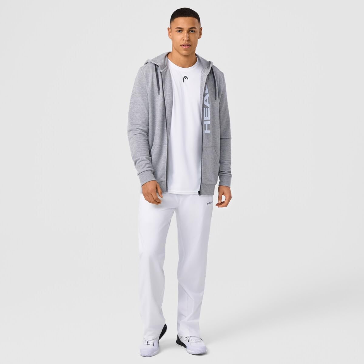 HEAD Club Original Hoodie FZ Men Sudadera con Capucha Hombre (Pack de 1)