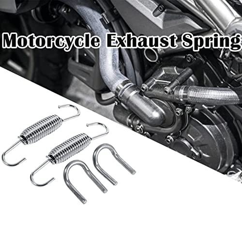 Molla per tubo di scarico moto, 2x Sistema di