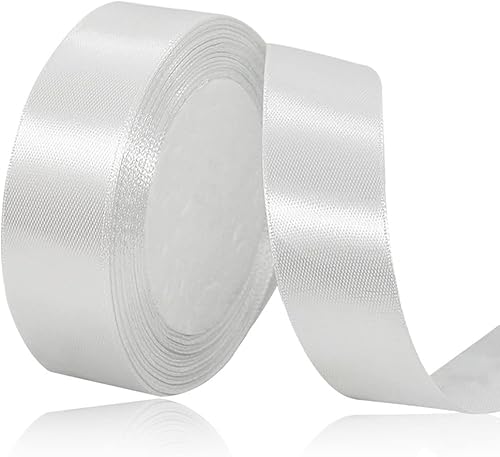 Miniatura 35 de Cinta dorada para envolver regalos, cinta de satén de 1 pulgada x 25 yardas para manualidades, fabricación de lazos para el cabello, coronas, ramos