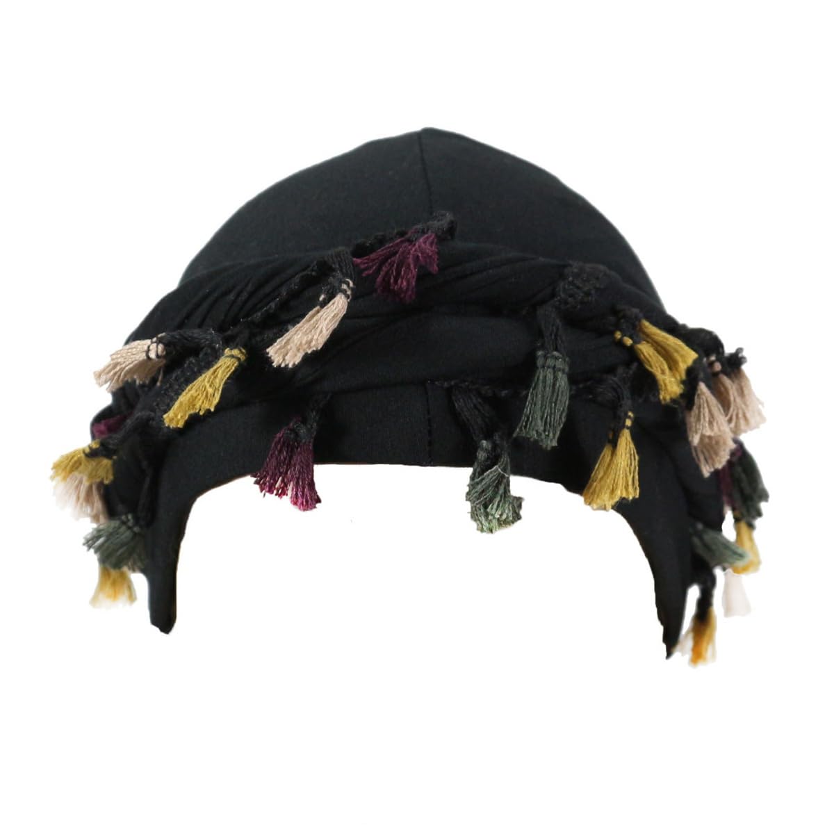 HIQIU Vintage Turban Herren Durag, Satin Gefüttert Stretch Kopf Halstuch, männer Twist Turban Durag Kopftuch Kopfwickel Hut