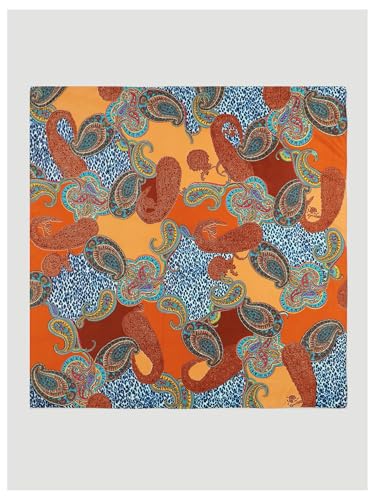 SHENHE Women's Satin Hair Scarf Bandana Square Head Wraps Silky Headband Hair Accessory2