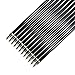 NIKA ARCHERY 12X 14 Crossbow Bolts Fiberglass Arrows with Flat Nock for Outdoor Hunting
