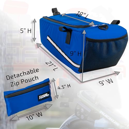 Pack Valor Ruckus - Bolsa Bajo Asiento 5000 y Bolsa Barril 105000 Combo - Compatible con Todos los Años Modelo Ruckus con Marco Stock - Azul miniatura 5