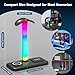 Padwa Lifestyle Gaming Headset Stand, Headset Stand with 7 Lighting Effect Modes, Headset Holder with 1 USB Port and 2 Type C Ports, Headphones Holder with Wireless Charging Padwa Lifestyle Gaming Headset Stand, Headset Stand with 7 Lighting Effect Modes, Headset Holder with 1 USB Port and 2 Type C Ports, Headphones Holder with Wireless Charging