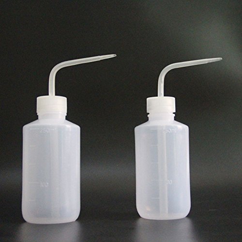 Wash Bottle,Squeeze Bottle,LDPE,New Star Tattoo 250ml/8OZ 2pcs Medical Label Plastic Tattoo Green Soap