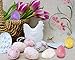 Juvale Small Foam Easter Eggs - Glitter Finish & Sparkle Eggs - Vibrant Hues & Pretty Colorful Decor - Durable Construction Easter Decorations for Crafts - 72-Pack, Medium