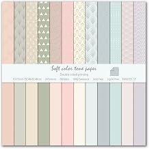 48 Sheets Scrapbook Paper 12x12 and 6x6 Double Sided