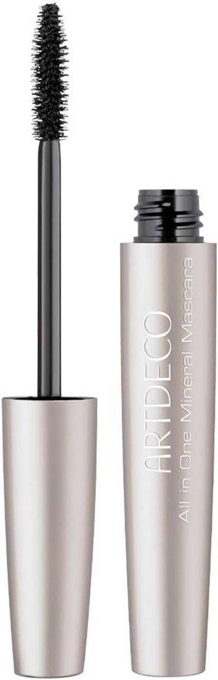 ARTDECOAll In One Mineral Mascara – nourishing mineral complex & natural ingredients for sensitive eyes - special all-in-one brush: add length, volume, curl to lashes - vegan eye makeup - 0.21 Fl Oz