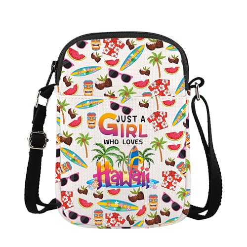 XYANFA Hawaii Crossbody Bag Hawaii Lover Gift Hawaii Souvenirs Gift Hawaii Trip Vocation Travel Purse Bag