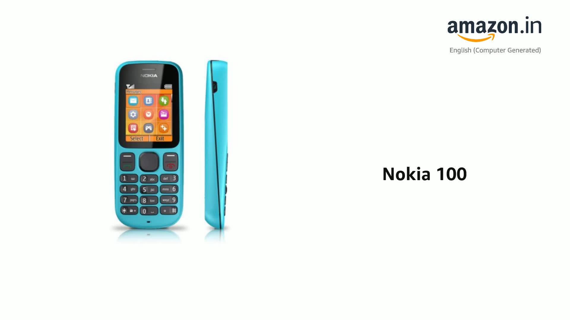 Nokia 100 (Ocean Blue) : Amazon.in: Electronics