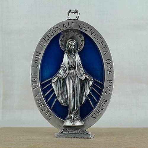 Eurofusioni Medaglione Madonna Miracolosa Placcato...