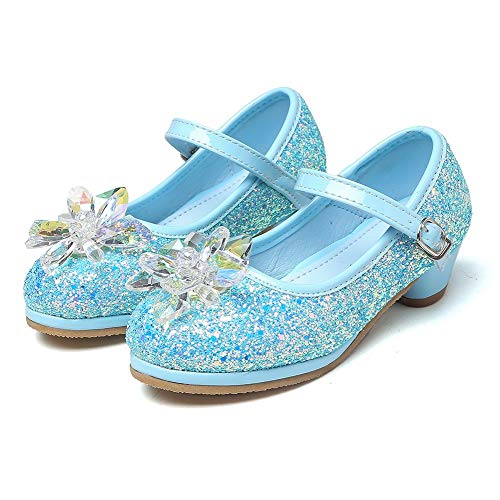 Girl's Cosplay Princess Shoes Low Heel with Crystal Flower(Toddler/Little Kid)2