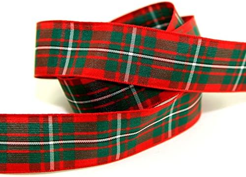 7mm Berisford Woven Tartan Ribbon 4 Macgregor - per metre