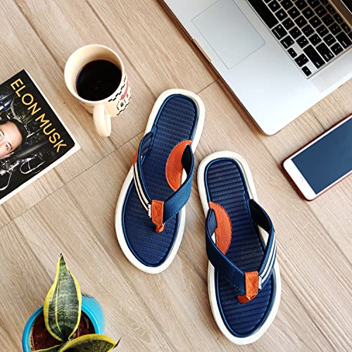 SOLETHREADS SOHO Suave Uber Cool Stylish Trendy Skid Resistant Eye catching Slippers Flip Flops for Men