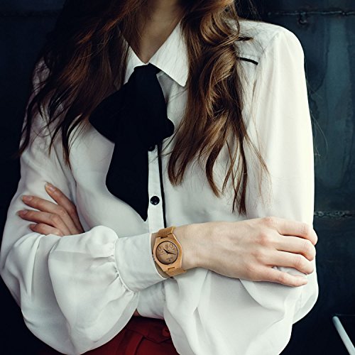 Orologio in legno naturale legno di quarzo