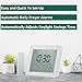 ALFAJR Automatic Worldwide Digital Azan/Athan/Nimaz Prayer Wall and Desk White Clock CF-19 with Detachable Frame (Sepia)