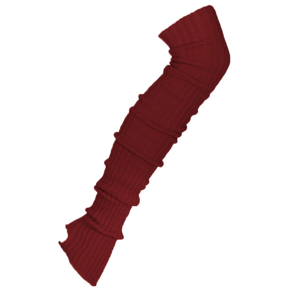 Starlite Burgundy 89Cm Stirrup Legwarmers