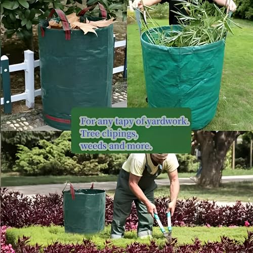 Professional-2-Pack-72-Gallon-Lawn-Garden-Bag-Reusable-Yard-Waste-Bags-Yard-Debris-Bags-for-Gardening-ClippingsLeaf-Container-and-Lawn-Trash