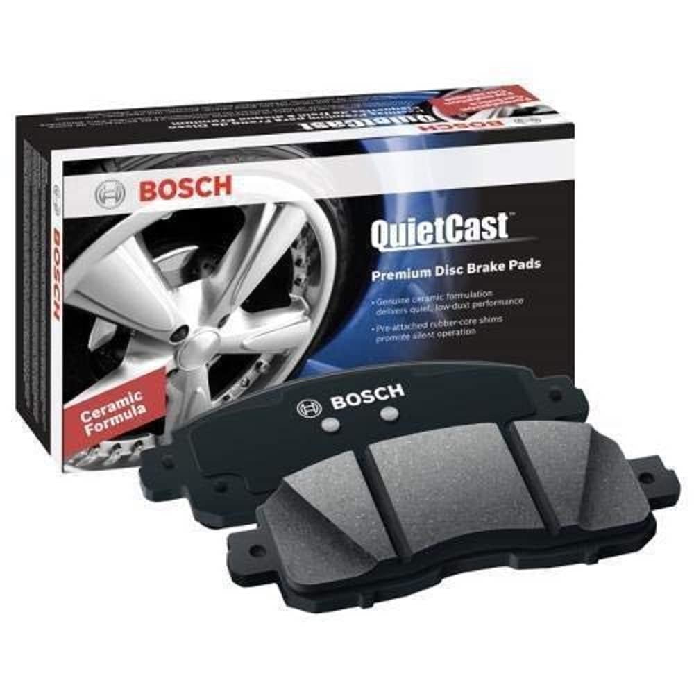 Bosch Automotive BP1078 QuietCast Premium Semi-Metallic Disc Brake Pad Set For: Subaru Forester, Legacy, Outback, B9 Tribeca, Tribeca, WRX, Front — view 286