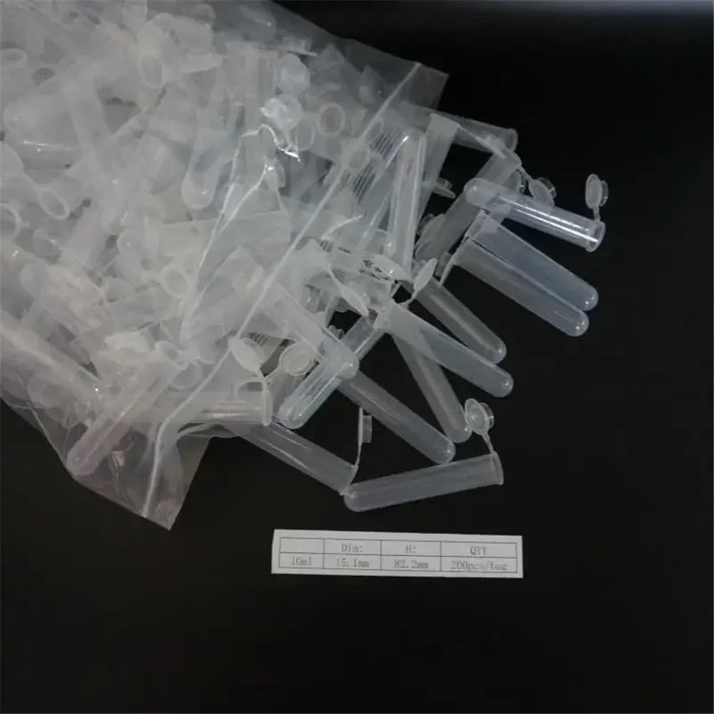 Attrezzature e forniture di laboratorio 1000 pezzi da 0,1 a 15 ml di provette trasparenti in plastica for centrifuga, accessori for laboratorio scientifico