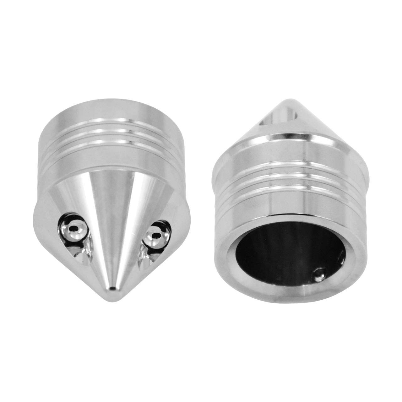 Moto Asse Anteriore Dado Copertura Tappi Fit per Harley Touring Electra Road Glide Dyna Softail Sportster 2008-Più tardi Cromato