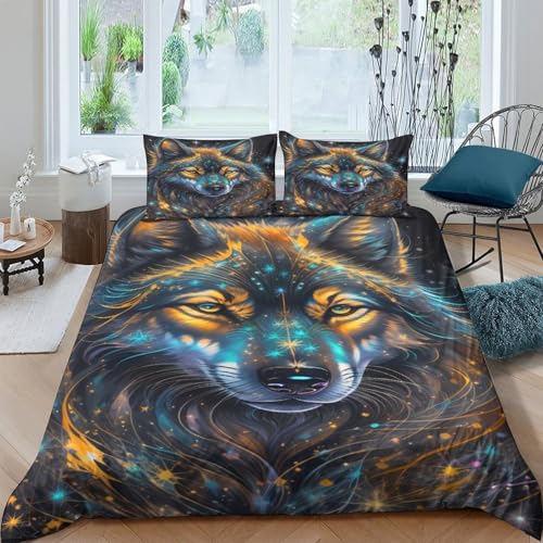 Housse de couette cycliste cosmique super king en microfibre de qualité supérieure - 4