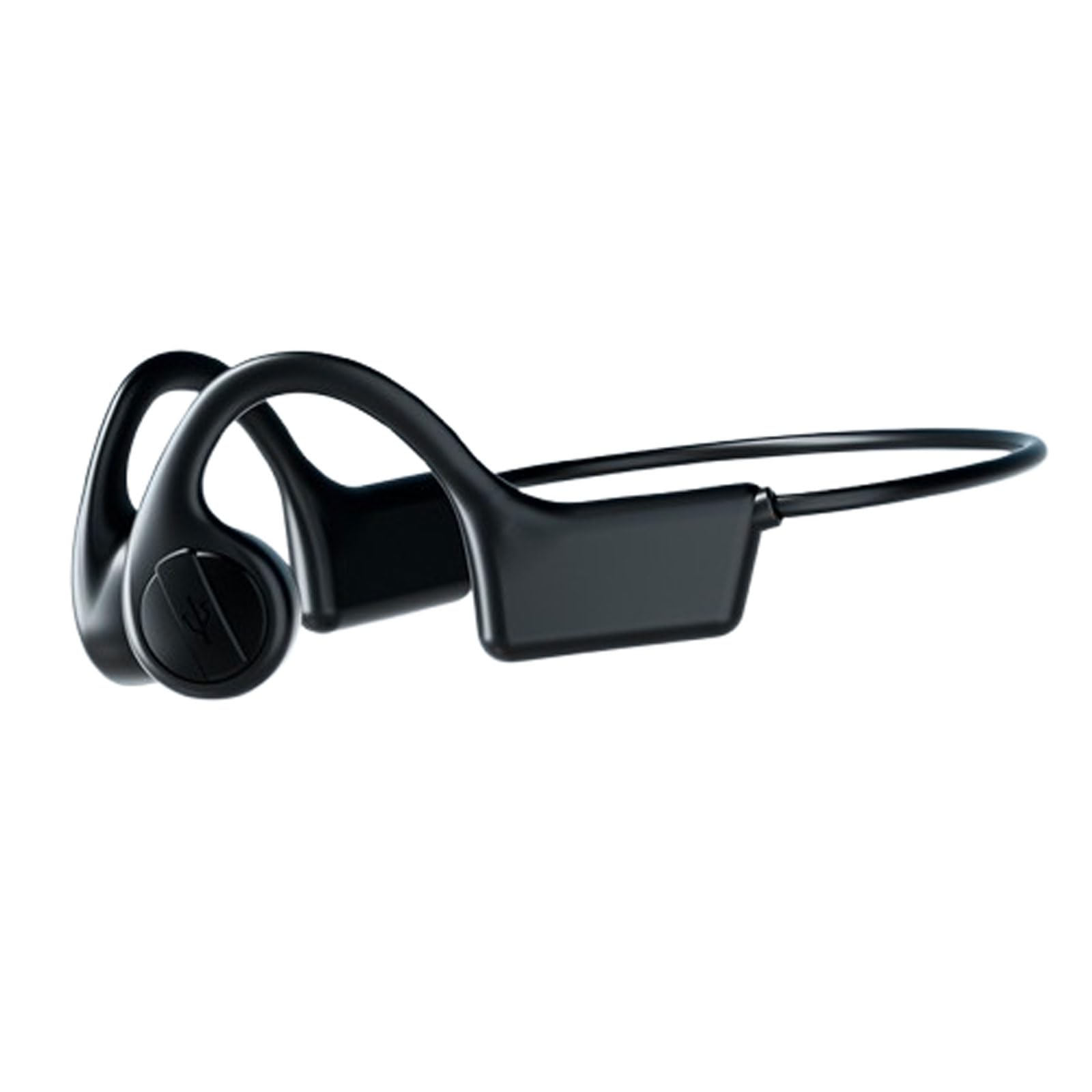 Cuffie Conduzione Ossea Cuffie Aperte Wireless Bluetooth 5.0,IPX6 Impermeabili e Antisudore Auricolari Bluetooth Sport,15 ore di riproduzione,Cuffie a Conduzione Ossea Open run per Corsa Fitness