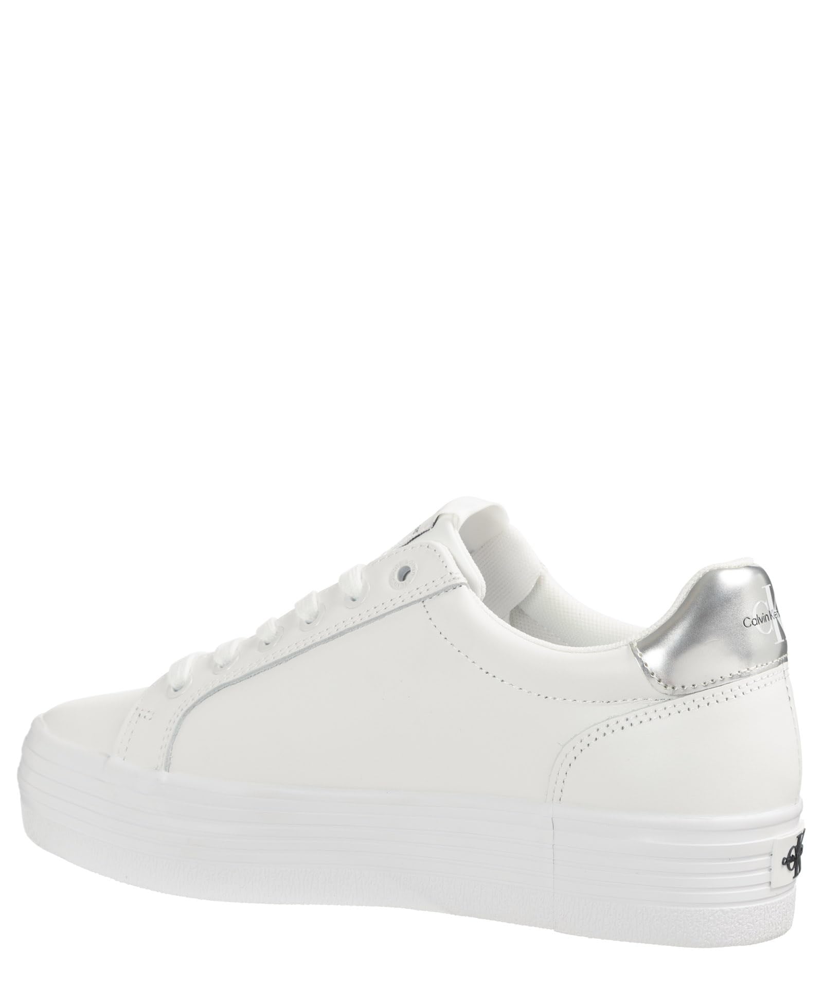 Calvin Klein Jeans Vulc Flatform Laceup LTH Refl Wn Yw0yw01222, Zapatilla Vulcanizada Mujer