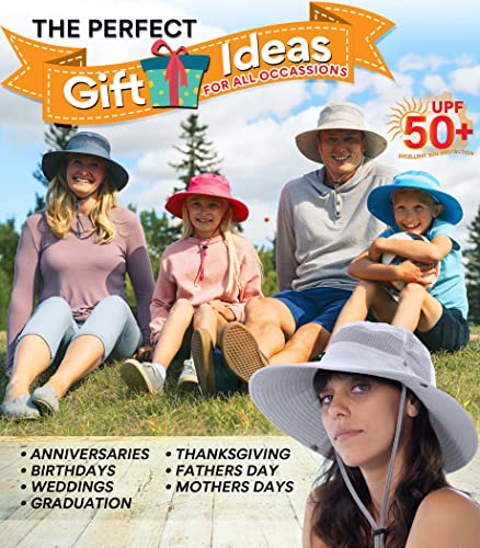 image for GearTOP UPF 50+ Wide Brim Sun Hat to Protect Against UV Sun Rays for H
