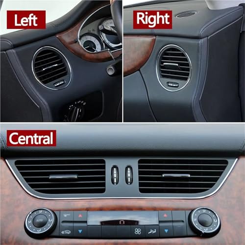 Rejilla de ventilación para salpicadero de Benz CLS W219 panel central 07-09 6