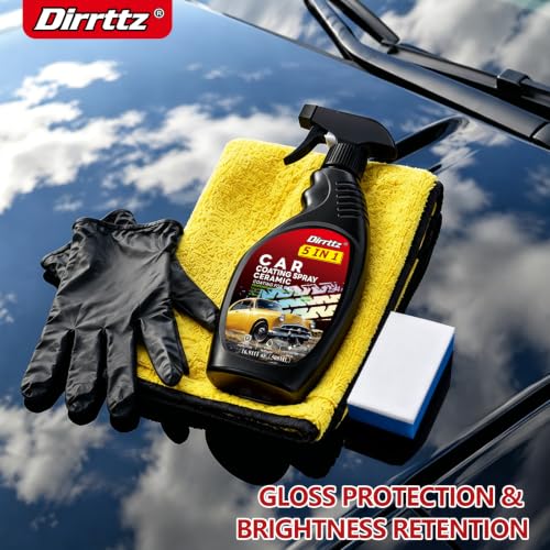 Dirrttz Ceramic Coating for Cars Polish (16 Fl Oz)Hydrophobic Car Wax Spray by Dirrttz - Image 3