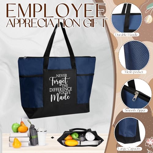 Talltalk 20 Pcs Employee Appreciation Gifts Thank You Tote Bag Bulk for Women Housekeeping Week Team Teacher Nurse (Neutral)3