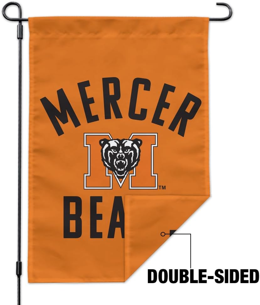 Mercer University Bears Logo Garden Yard Flag