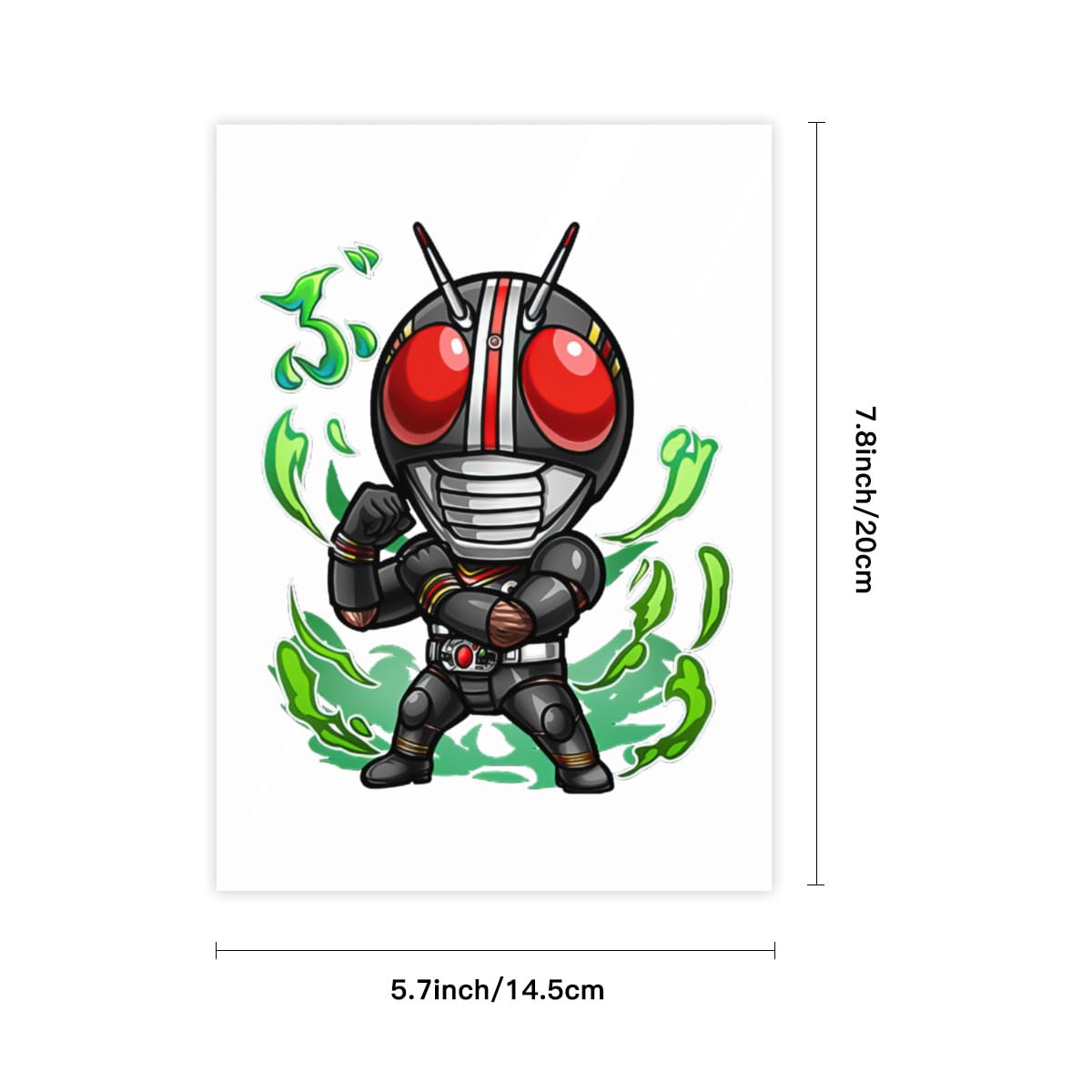 Amazon | 仮面ライダーBLACK ステッカー セット 手帳シール 防水PVC