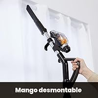 Vista 4 de EUREKA PowerSpeed Aspiradora vertical ligera y potente para alfombras y suelos duros, Pet Turbo, negro, amarillo