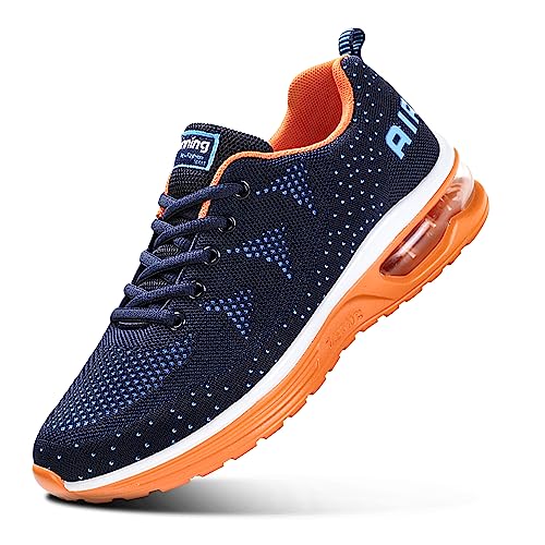 {Zapatillas de Running para Hombre Mujer Zapatillas de Running Sumateng Zapatillas Running Hombre Mujer Zapatos Deportivos Aire Libre para Correr Caminar Trabajar Negras Blancas 835...