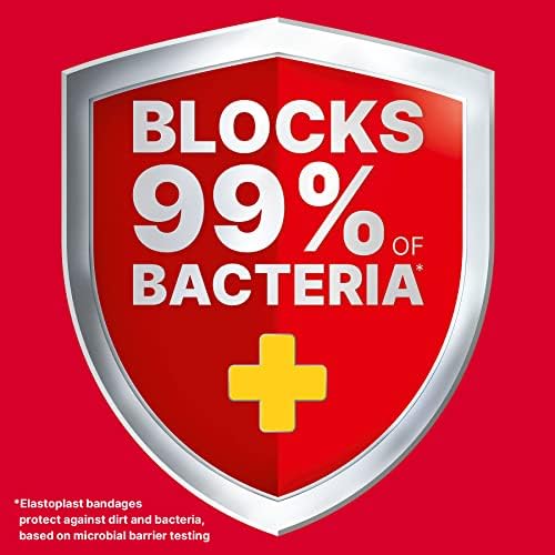 Elastoplast Flexible Fabric Bandages, Water Repellent Value Pack, 80 Strips - 5