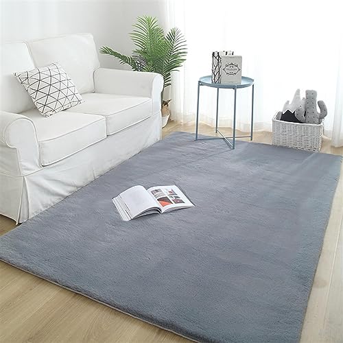 Guetto Grey Ultra Soft Floor Carpet, Luxury Fluffy Shag Lounge Ar...